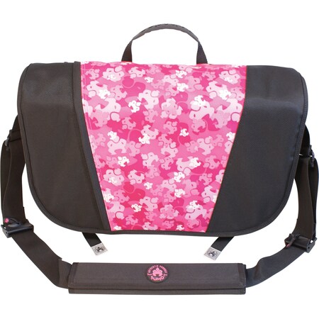 MOBILE EDGE Sumo - Messenger Bag - 16In/17In Mac - Black/Pink, 1680D Ballistic ME-SUMO33MBX